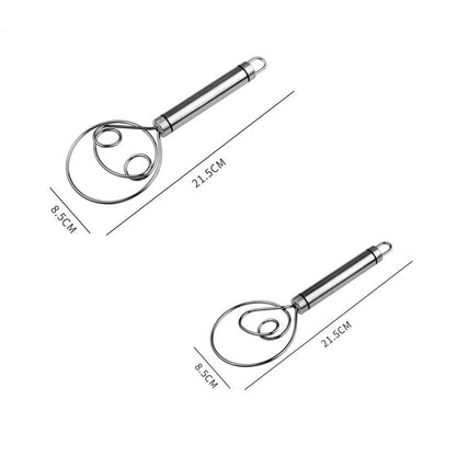 Stainless Steel Danish Manual Dough Mixer Tool