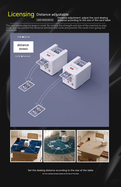 Automatic Card Dealer Machine Rotating 360