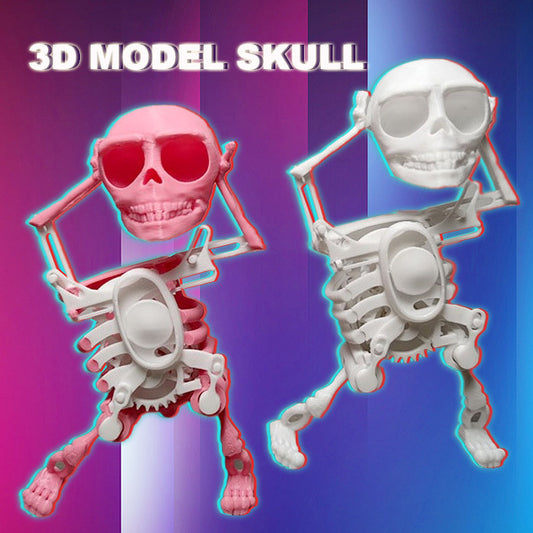 3D Model Mini Skull Printing Lucky Toy