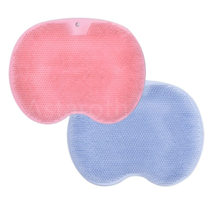 Non-slip Bath Mat Back Massage Brush Silicone Foot Wash