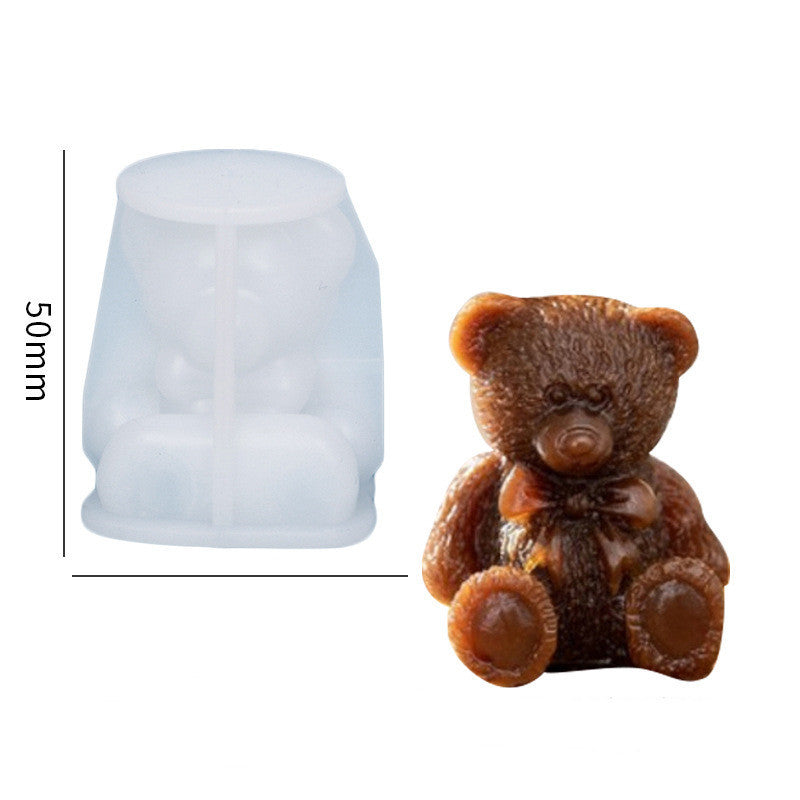 Silicone Mold Bear Shape Ice Cube Maker