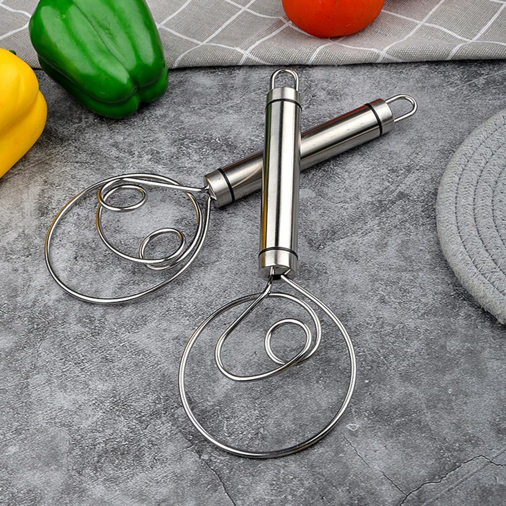 Stainless Steel Danish Manual Dough Mixer Tool