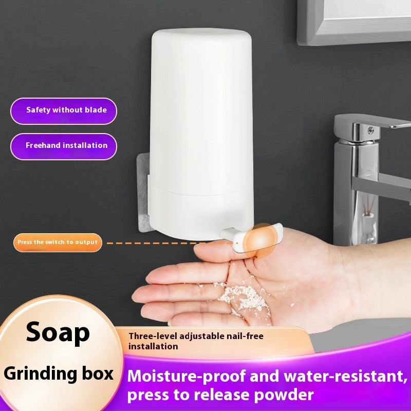 Wall Mounted Soap Powder Grinding Box