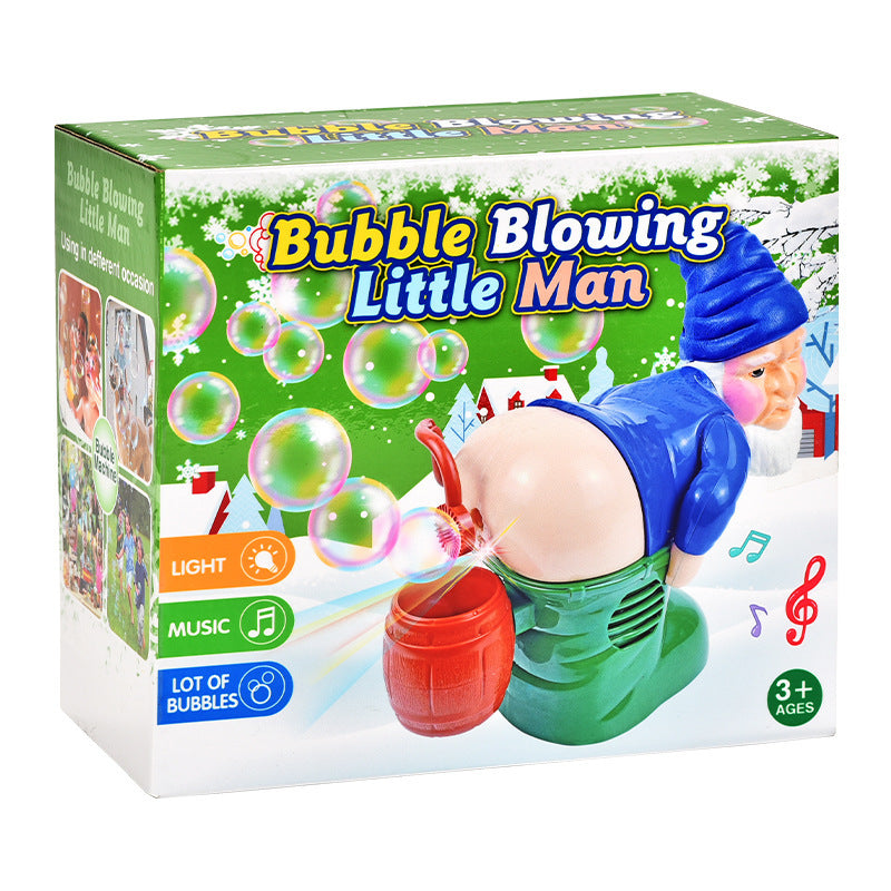 Electric Santa Claus Bubbles Machine Blowing Bubbles