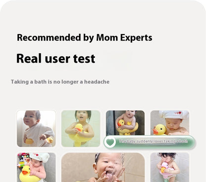 Baby Standing Red Mouth Duck Bath Table
