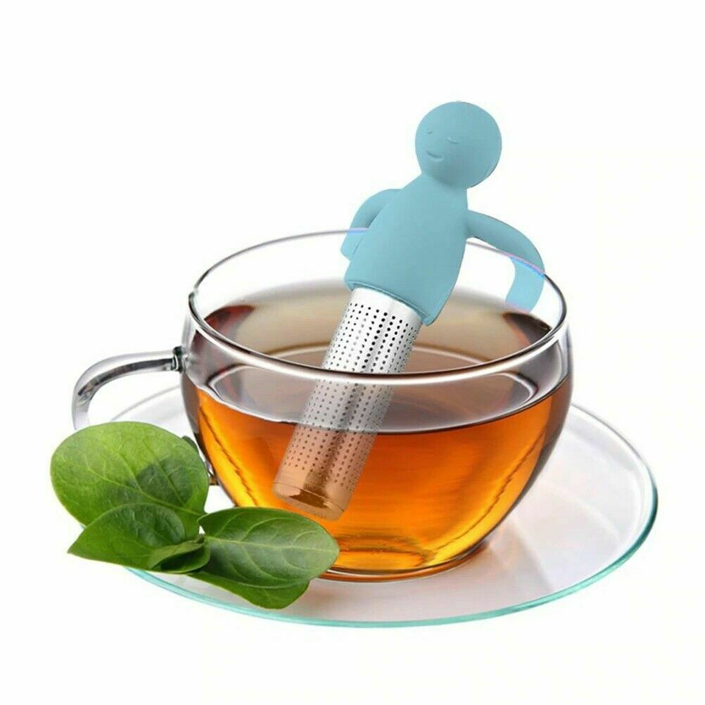 Little Man Shape Silicone Tea Strainer