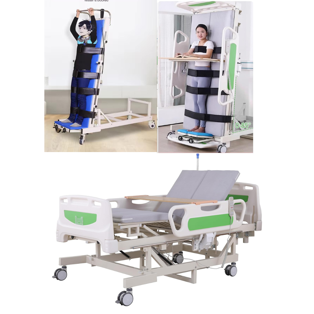 Electric Motorised Standing Hospital Bed
