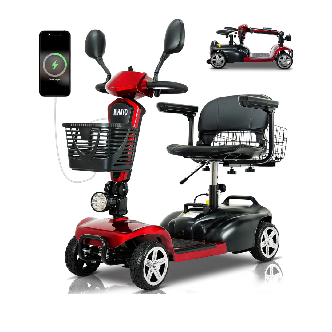 Foldable 4-Wheel Mobility Scooter