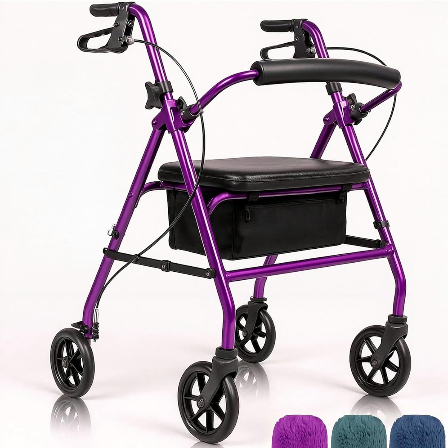 Foldable Rollator Walker for Seniors