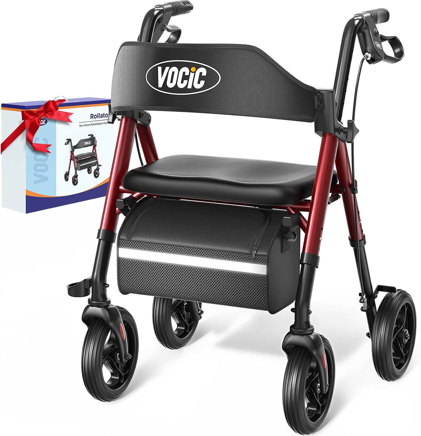 Foldable Rollator Walker for Seniors