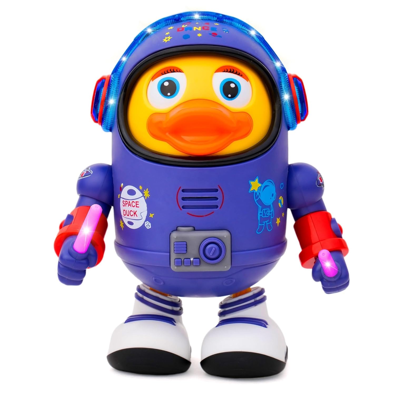 Dancing Space Duck Toy with Vibrant Light Effect & Musial Sound