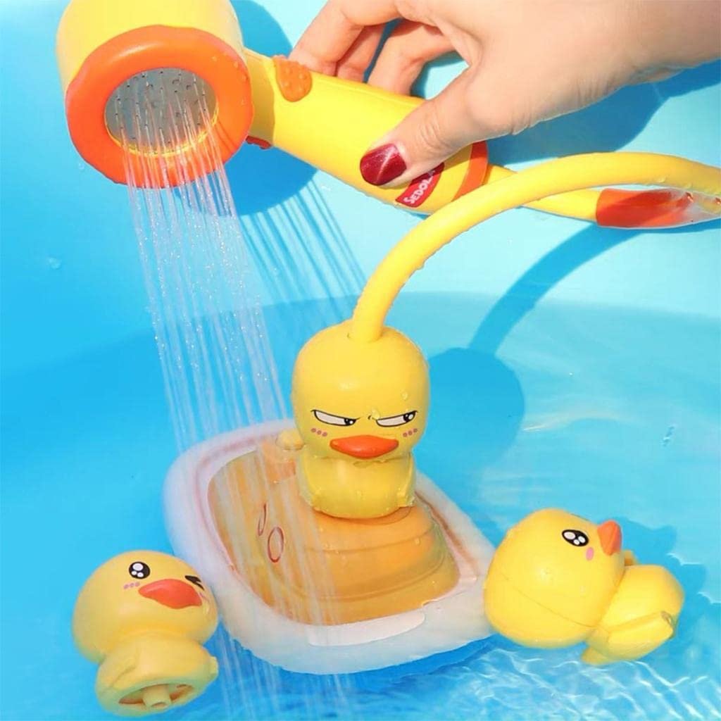 Electric Duck Water Spray Bath Toys Water Pump Sprinkler Baby